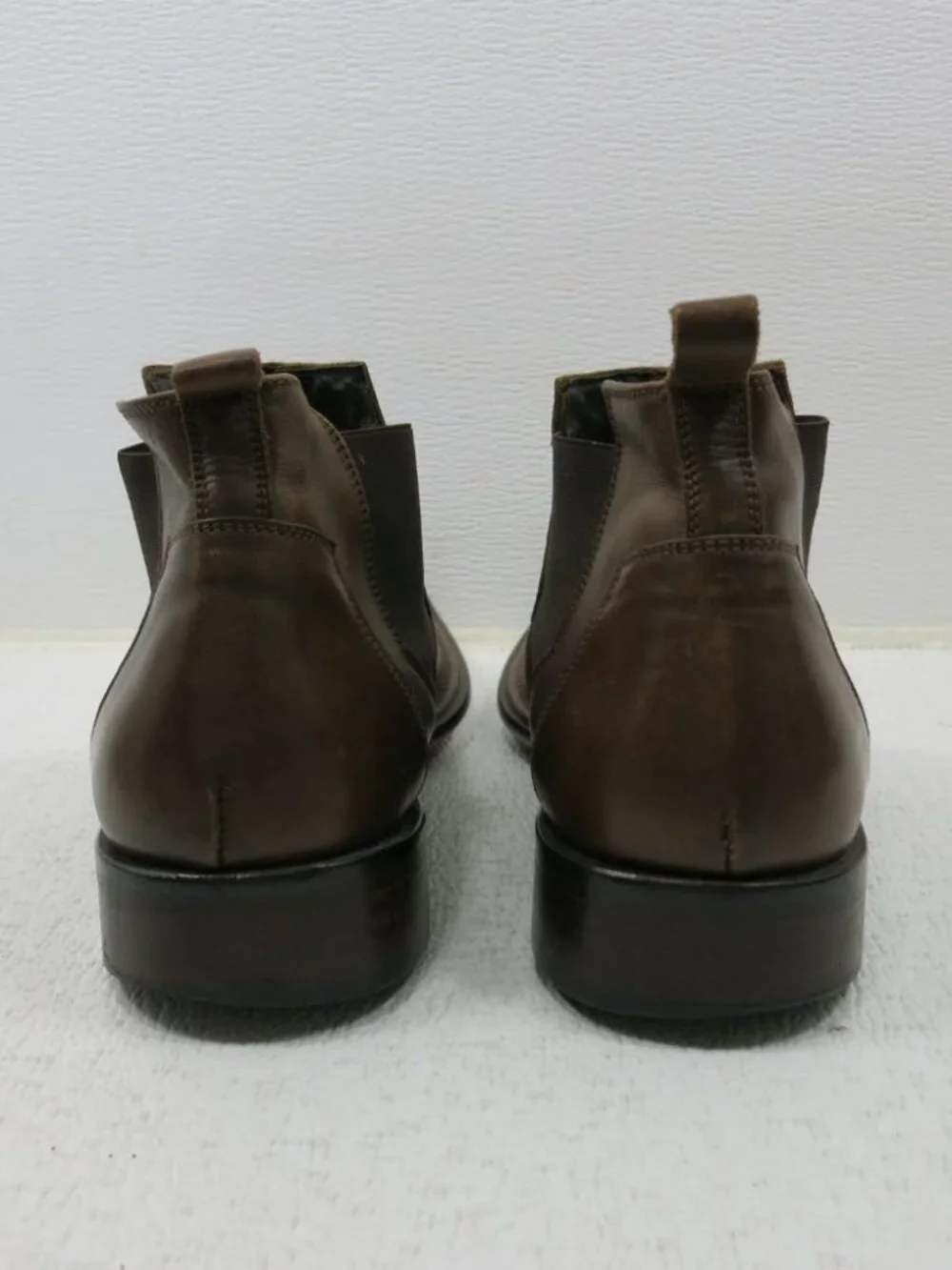 Satch Chelsea Leather Elastic Long Toe Dress Men's Comfort Boots Size 8